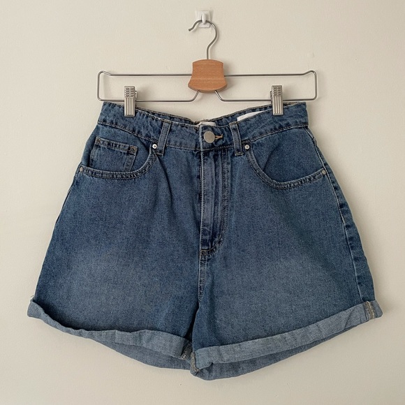 Cotton On Pants - High-Waisted Cotton Shorts